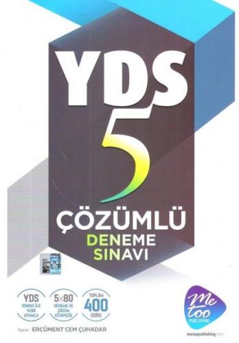 Kurye Kitabevi - Me Too Publishing YDS Çözümlü 5 Deneme Sınavı