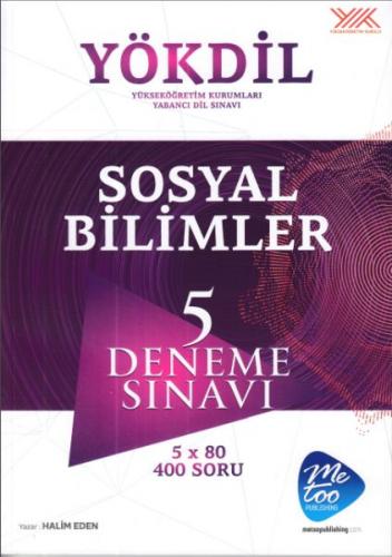 Kurye Kitabevi - Me Too Publishing YÖKDİL Sosyal Bilimler 5 Deneme Sın