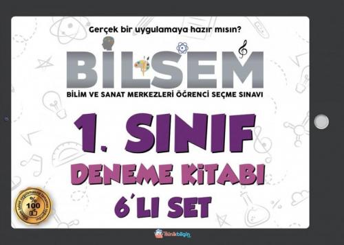 Kurye Kitabevi - Minik Bilgin Bilsem 1. Sinif Deneme Kitabi 6'li Set