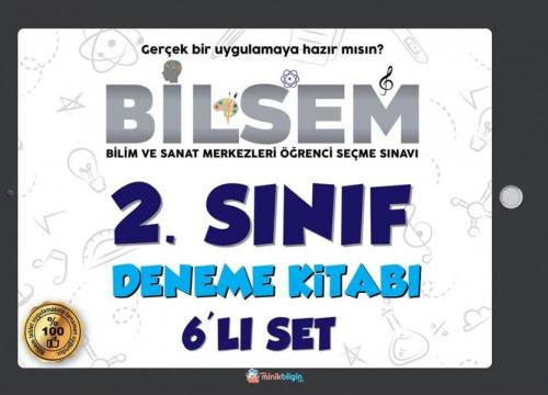 Kurye Kitabevi - Minik Bilgin Bilsem 2. Sinif Deneme Kitabi 6'li Set