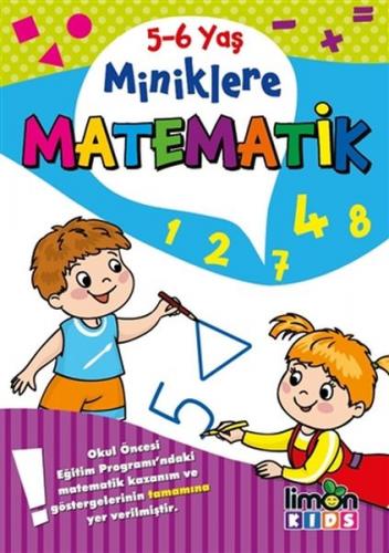 Kurye Kitabevi - Miniklere Matematik 5-6 Yaş