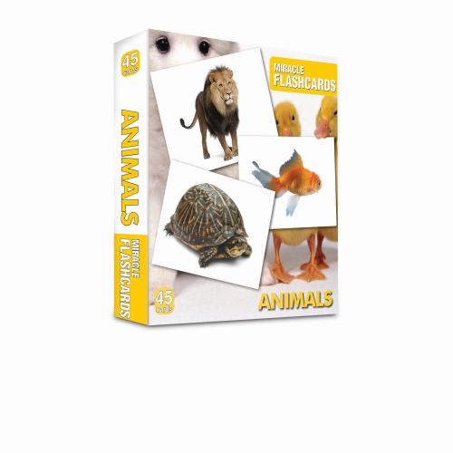 Kurye Kitabevi - Miracle FlashCards Animals 45 Cards