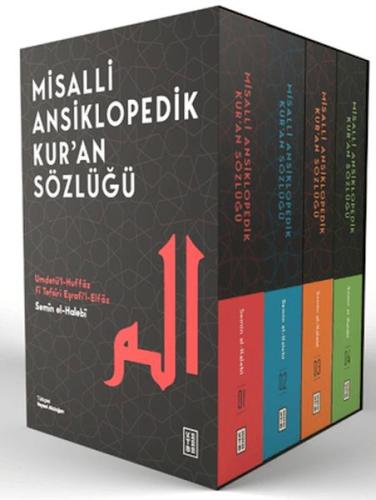 Kurye Kitabevi - Misalli Ansiklopedik Kur’an Sözlüğü (4 Cilt - Kutulu)