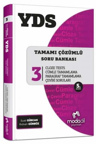 Kurye Kitabevi - Modadil YDS Tamamı Çözümlü Soru Bankası Serisi 3-YENİ