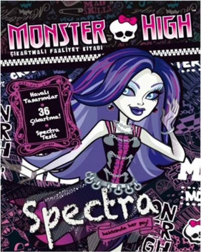 Kurye Kitabevi - Monster High Spectra Çıkartmalı Faaliyet Kitabı