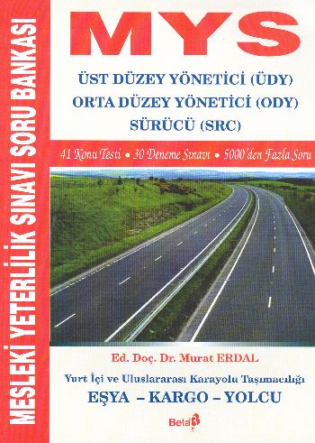 Kurye Kitabevi - MYS Mesleki Yeterlilik Sınavı Soru Bankası Üst Düzey 