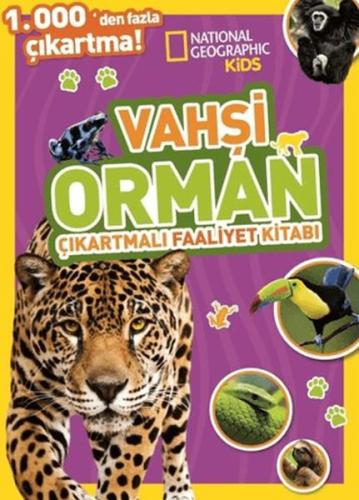 Kurye Kitabevi - National Geographic Kids Vahşi Orman Çıkartmalı Faali