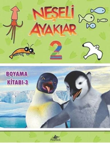 Kurye Kitabevi - Neşeli Ayaklar 2 Boyama Kitabı 3