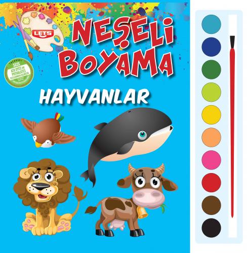 Kurye Kitabevi - Neşeli Boyama Hayvanlar