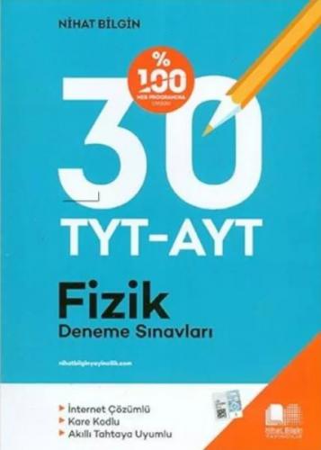 Kurye Kitabevi - Nihat Bilgin TYT AYT Fizik 30'lu Deneme Sınavı