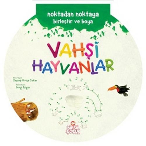 Kurye Kitabevi - Noktadan Noktaya Birleştir ve Boya: Vahşi Hayvanlar