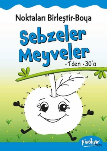 Kurye Kitabevi - Noktaları Birleştir-Boya Sebzeler-Meyveler-1’den 30’a