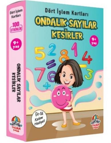 Kurye Kitabevi - Dört İşlem Kartları-Ondalık Sayılar-Kesirler 9+ Yaş