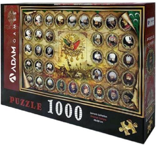 Kurye Kitabevi - Osmanlı Sultanları 1000 Parça Puzzle 48x68