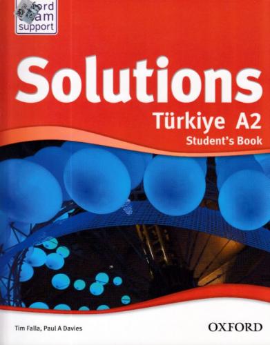 Kurye Kitabevi - Oxford Solutions Türkiye A2 Student's Book