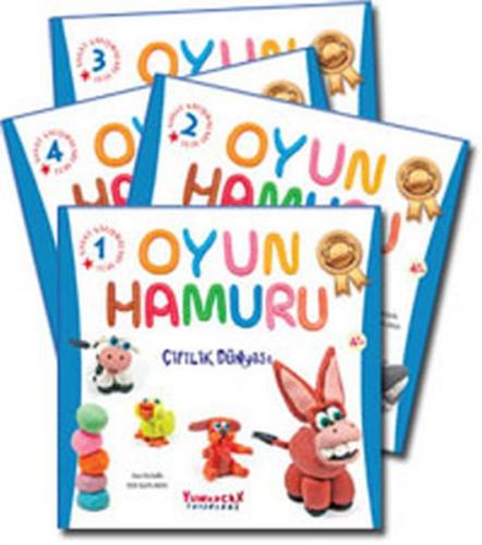 Kurye Kitabevi - Oyun Hamuru Eğitim Seti 4 Kitap