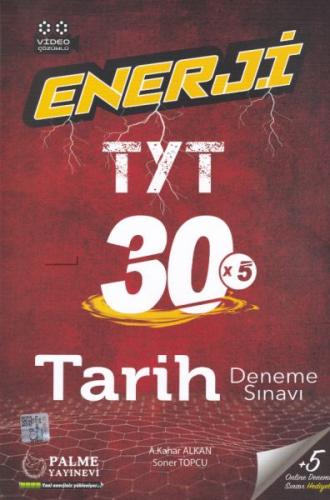 Kurye Kitabevi - Palme 2021 Enerji TYT 30x5 Tarih Deneme Sınavı