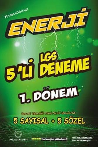 Kurye Kitabevi - Palme LGS Enerji 1. Dönem 5'li DenemeYENİ