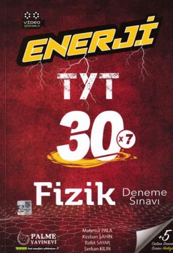 Kurye Kitabevi - Palme TYT Fizik Enerji 30 Deneme Sınavı