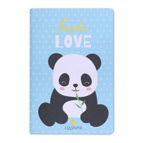 Kurye Kitabevi - Panda Love Mavi Defter