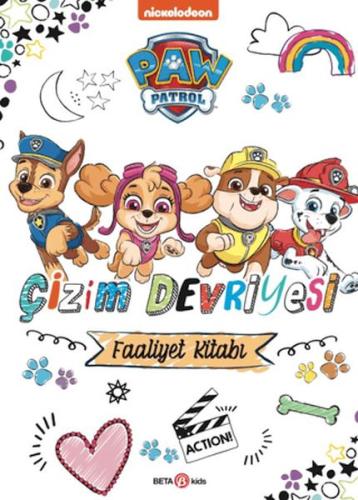 Kurye Kitabevi - PAW Patrol - Çizim Devriyesi Boyama Kitabı