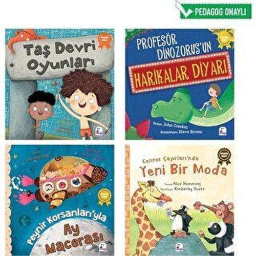 Kurye Kitabevi - Pedagog Onaylı Uyku Vakti Hikayeleri Seti 4 (4 Kitap)