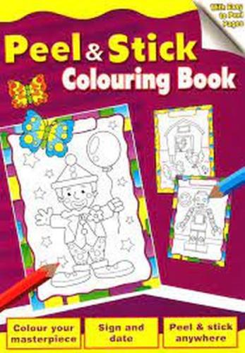 Kurye Kitabevi - Peel And Stick Colouring Book