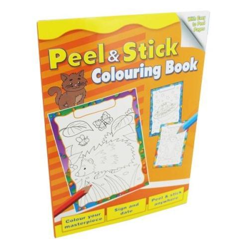 Kurye Kitabevi - Peel And Stick Colouring Book