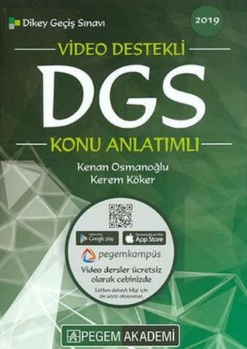 Kurye Kitabevi - Pegem DGS Konu Anlatımlı Video Destekli