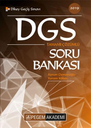 Kurye Kitabevi - Pegem DGS Tamamı Çözümlü Soru Bankası-YENİ