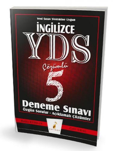 Kurye Kitabevi - Pelikan İngilizce YDS Çözümlü 5 Deneme Sınavı