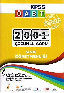 Kurye Kitabevi - Pelikan KPSS ÖABT Sınıf Öğretmenliği 2001 Çözümlü Sor