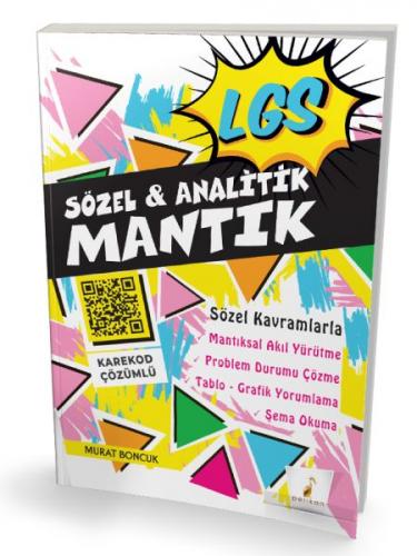 Kurye Kitabevi - Pelikan LGS Sözel ve Analitik Mantık Karekod Çözümlü 