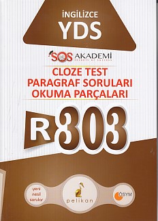 Kurye Kitabevi - Pelikan R303 İngilizce YDS Cloze Test Paragraf Sorula