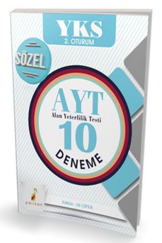 Kurye Kitabevi - Pelikan YKS AYT Sözel Öğrencileri İçin 10 Deneme 2. O