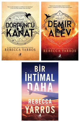 Kurye Kitabevi - Rebecca Yarros 3 Kitap (Dördüncü Kanat - Demir Alev -