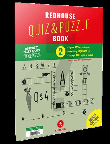 Kurye Kitabevi - Redhouse Quiz Puzzle Book Sayı 2