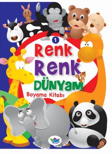 Kurye Kitabevi - Renk Renk Dünyam Boyama Kitabı - 1