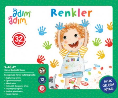 Kurye Kitabevi - Renkler - 32. Ay Gelişim Kitabı