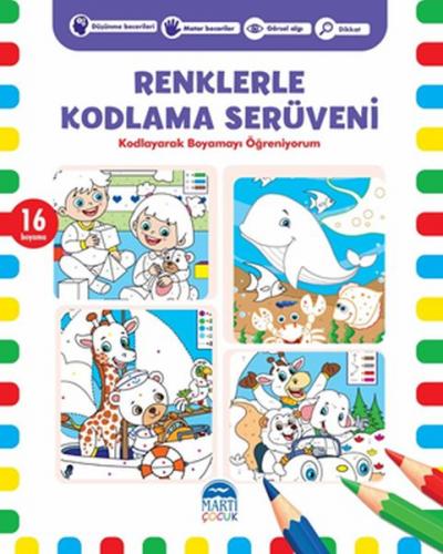 Kurye Kitabevi - Renklerle Kodlama Serüveni 1 Kodlayarak Boyamayı Öğre