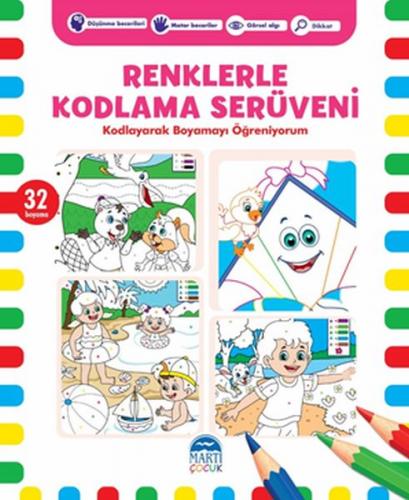 Kurye Kitabevi - Renklerle Kodlama Serüveni 5 Kodlayarak Boyamayı Öğre