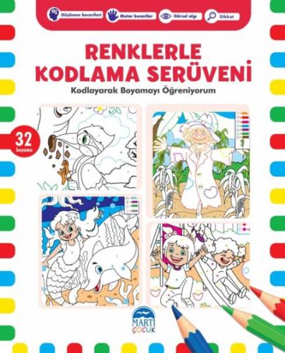 Kurye Kitabevi - Renklerle Kodlama Serüveni 6 Kodlayarak Boyamayı Öğre