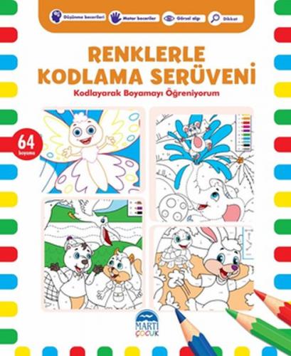 Kurye Kitabevi - Renklerle Kodlama Serüveni 7 Kodlayarak Boyamayı Öğre