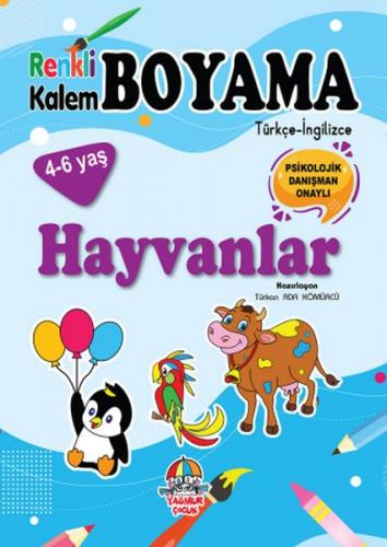 Kurye Kitabevi - Renkli Kalem Boyama - Hayvanlar