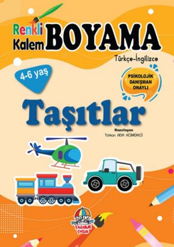 Kurye Kitabevi - Renkli Kalem Boyama - Taşıtlar