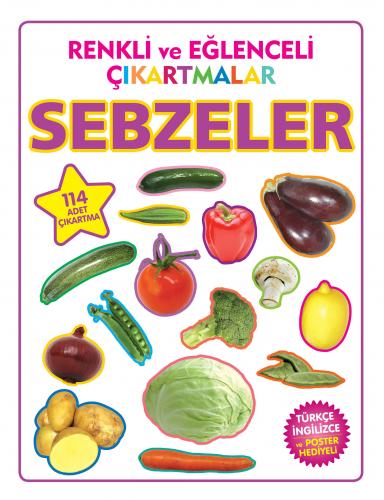 Kurye Kitabevi - Renkli ve Eğlenceli Çıkartmalar Sebzeler