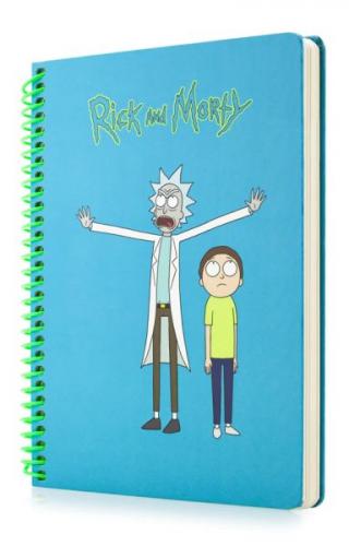 Kurye Kitabevi - Rick and Morty Mavi Butik Defter