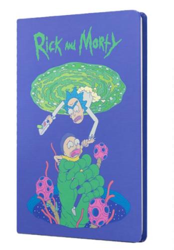 Kurye Kitabevi - Rick And Morty Sert Kapak Butik Defter Mor