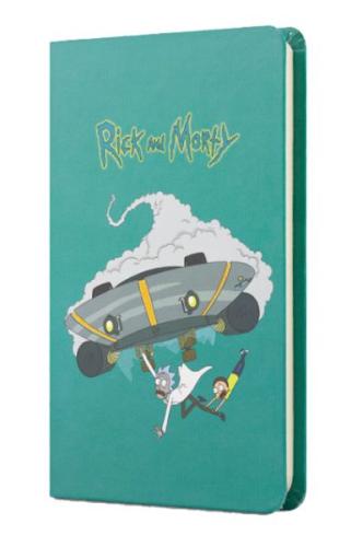 Kurye Kitabevi - Rick And Morty Sert Kapak Lastikli Mini Defter Turkua