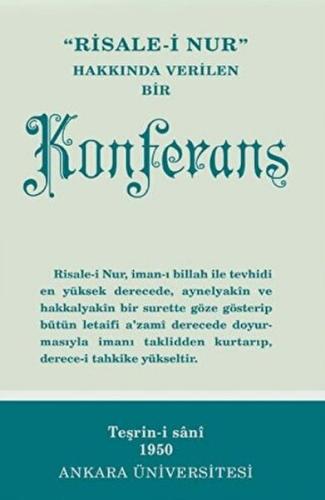 Kurye Kitabevi - Risale-i Nur Hakkında Verilen Bir Konferans Normal Bo